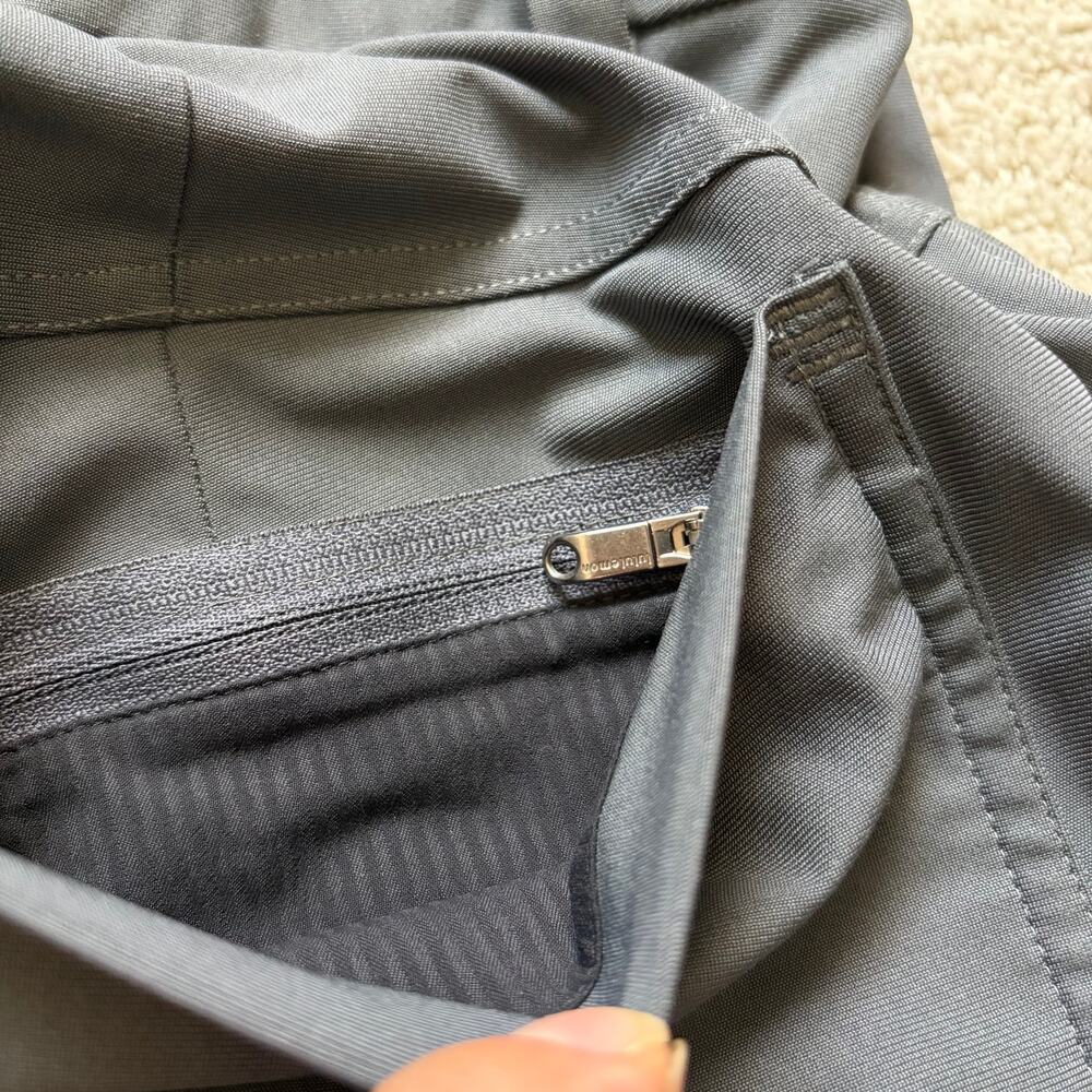 Lululemon Mens Commission Pants Classic Fit Gray 36x31 Office Golf - Picture 6 of 9